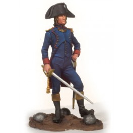 Figurine de Napoléon . "L'officier d'artillerie en 1790".54mm. Andrea Miniatures.