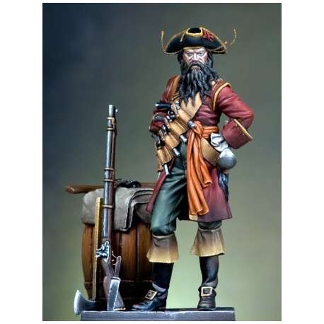 Romeo Models 54mm,   Blackbeard The Pirate  figure kits.