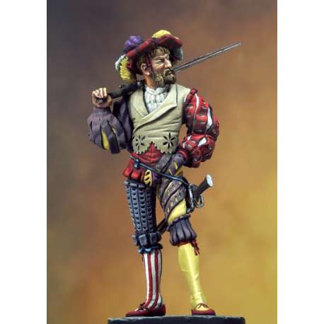 Figurine de Lansquenet 1515 Romeo Models 54mm.