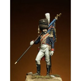 Romeo Models 54mm.Grenadier of the Royal Guard Standard Bearer Officer - K.o.N  figure kits.