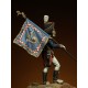 Romeo Models 54mm  Grenadier de la Garde Royale officier porte-étendard .