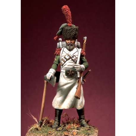 Romeo Models,54mm,Neapolitan Sapper - Reign of Naples (1815-1820)  figure kits.