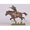 Figurine Andrea 54mm Tir à cheval ,figurine peinte Black Hawk.