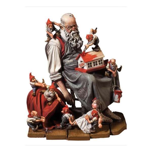 Andrea miniaturen,54mm.Santa's Verschnaufpause.