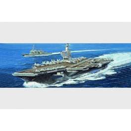  PORTE AVIONS USS CVN-68 "NIMITZ" - 2005. Maquette de navire de guerre. Trumpeter 1/700e