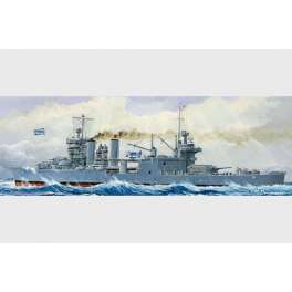  CROISEUR LOURD USS CA-36 "MINNEAPOLIS" (1942). Maquette de navire de guerre. Trumpeter 1/700e