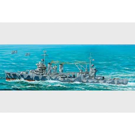 CROISEUR LOURD USS CA-37 "TUSCALOOSA" (1944) Trumpeter 1/700e 