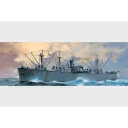  LIBERTY SHIP SS JEREMIAH O’BRIEN  1944. Maquette de navire de guerre. Trumpeter 1/700e