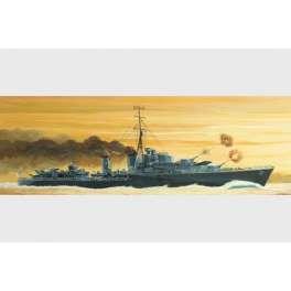  DESTROYER ANGLAIS "ESKIMO" CLASSE TRIBAL (F75) 1941 . Maquette de navire militaire. Trumpeter 1/700e