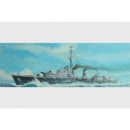 DESTROYER ANGLAIS HMS "ZULU" CLASSE TRIBAL (F18) 1941 . Maquette de navire militaire. Trumpeter 1/700e 