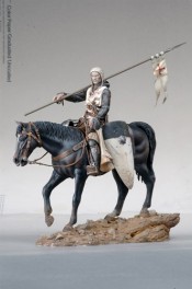 Andrea miniatures figure kits ,90mm.Templar Knight on Horseback, c. XI.