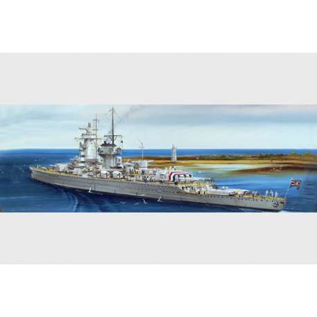  CROISEUR DE BATAILLE ALLEMAND "ADMIRAL GRAF SPEE" - 1937. Maquette de navire de guerre. Trumpeter 1/700e